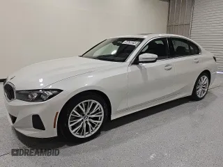 2024 BMW 3 Series 330i with VIN 3MW69FF05R8E27751, listed as a Copart auction lot 54630025 with 34,919 mi miles and Clean Title. Bid and sale history available at carsss.com. Image 1.