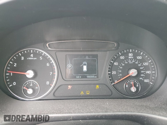 2016 Kia Sorento LX with VIN 5XYPG4A34GG014921, listed as a Copart auction lot 49845175 with 98,888 mi miles and Salvage Title. Bid and sale history available at carsss.com. Image 9.