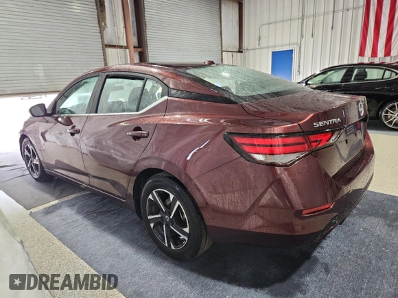 2024 Nissan Sentra SV with VIN 3N1AB8CV6RY366037, listed as a Copart auction lot 64748595 with 26,056 mi miles and Clean title. Bid and sale history available at DreamBid. Image 2.