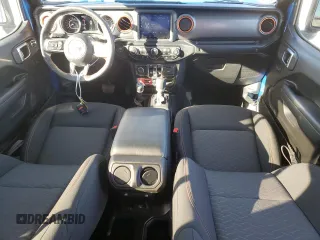 2023 Jeep Gladiator Mojave with VIN 1C6JJTEG7PL580727, listed as a Copart auction lot 48030215 with 12,707 mi miles and Salvage title. Bid and sale history available at DreamBid. Image 8.