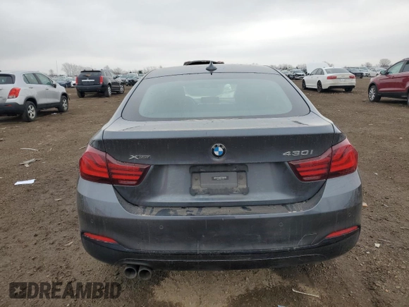 2020 BMW 4 Series 430i xDrive with VIN WBA4J3C00LBL11929, listed as a Copart auction lot 52501055 with 141,791 mi miles and Salvage title. Bid and sale history available at DreamBid. Image 6.