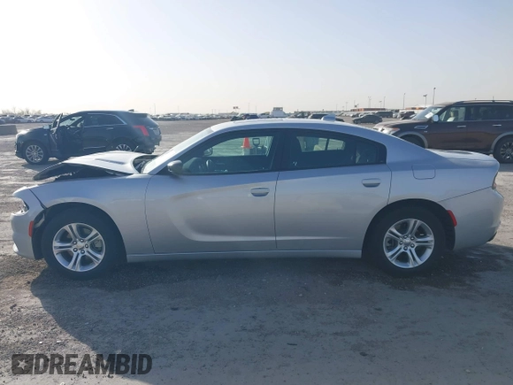 2023 Dodge Charger SXT with VIN 2C3CDXBG4PH608053, listed as a IAAI auction lot 41836734 with 19,079 mi miles. Bid and sale history available at carsss.com. Image 14.