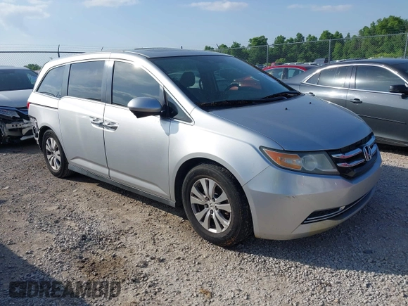 2014 Honda Odyssey EX-L с VIN 5FNRL5H66EB136355, выставлен на аукционе IAAI как лот 42274121 с пробегом 126 835 миль миль и . История ставок и продаж доступна на DreamBid. Изображение 1.