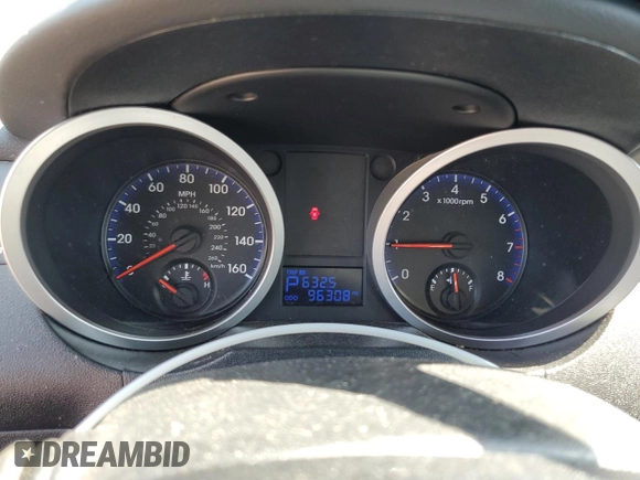 2010 Hyundai Genesis Coupe with VIN KMHHT6KD7AU015209, listed as a Copart auction lot 61807445 with 96,308 mi miles and Salvage title. Bid and sale history available at DreamBid. Image 9.