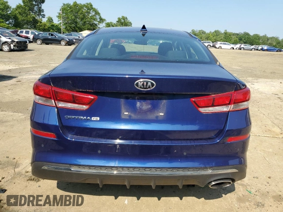 2019 Kia Optima LX with VIN 5XXGT4L31KG312705, listed as a Copart auction lot 59276645 with 17,774 mi miles and Salvage title. Bid and sale history available at DreamBid. Image 6.