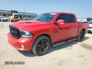 2018 Ram 1500 Night with VIN 1C6RR7MTXJS183723, listed as a Copart auction lot 74341014 with 83,489 mi miles and Clean Title. Bid and sale history available at carsss.com. Image 1.