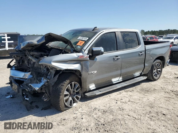 2020 Chevrolet Silverado 1500 LT with VIN 3GCUYDED2LG112375, listed as a Copart auction lot 52380105 with 61,054 mi miles and Salvage Title. Bid and sale history available at DreamBid. Image 1.