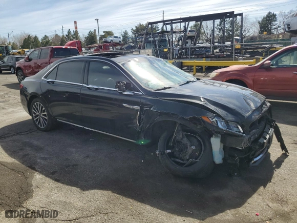 2019 Lincoln Continental Select with VIN 1LN6L9SK4K5606004, listed as a Copart auction lot 48584395 with 110,917 mi miles and Salvage Title. Bid and sale history available at carsss.com. Image 4.