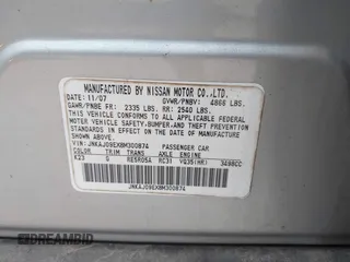 2008 Infiniti EX Journey z VIN JNKAJ09EX8M300874, wystawiony jako IAAI lot #42393849 z przebiegiem 109 407 mil mil oraz . Historia ofert i sprzedaży dostępna na DreamBid. Obrazek 9.