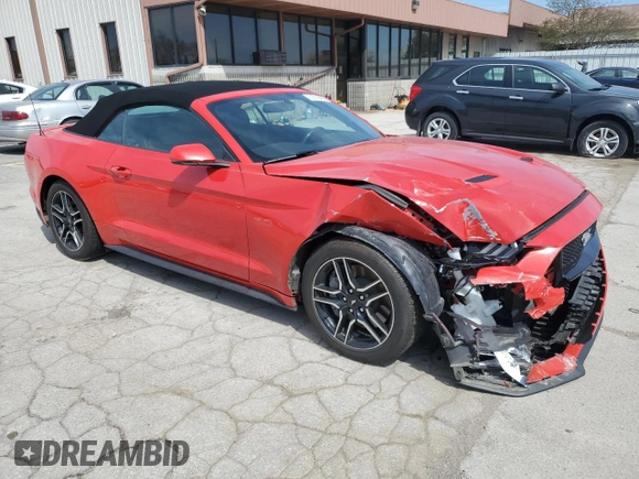 2019 Ford Mustang GT Premium with VIN 1FATP8FF7K5171956, listed as a Copart auction lot 53795495 with 45,822 mi miles and Salvage Title. Bid and sale history available at DreamBid. Image 4.