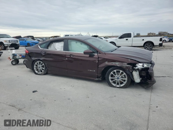 2019 Ford Fusion SE with VIN 3FA6P0LU8KR174492, listed as a Copart auction lot 46231385 with 56,888 mi miles and Salvage Title. Bid and sale history available at carsss.com. Image 4.