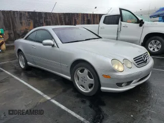 2002 Mercedes-Benz CL-Class AMG with VIN WDBPJ73J52A024668, listed as a Copart auction lot 44394705 with 0 mi miles and Clean Title. Bid and sale history available at carsss.com. Image 4.