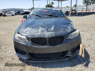 2016 BMW 2 Series 228i with VIN WBA1F9C53GV546624, listed as a Copart auction lot 57800425 with 96,608 mi miles and Salvage title. Bid and sale history available at DreamBid. Image 5.