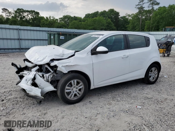 2016 Chevrolet Sonic LS with VIN 1G1JA6SH3G4167472, listed as a Copart auction lot 53457405 with 45,221 mi miles and Salvage title. Bid and sale history available at DreamBid. Image 1.