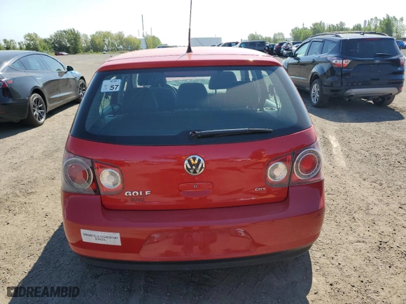 2008 Volkswagen City Golf with VIN 9BWEL41J384013881, listed as a Copart auction lot 69623154 with NaN miles and Non Repairable. Bid and sale history available at carsss.com. Image 6.
