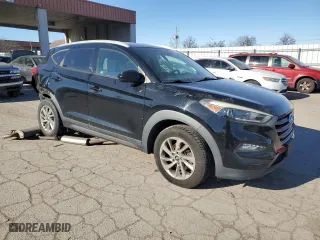 2016 Hyundai Tucson SE with VIN KM8J33A45GU133205, listed as a Copart auction lot 41805555 with 0 mi miles and Salvage Title. Bid and sale history available at carsss.com. Image 4.