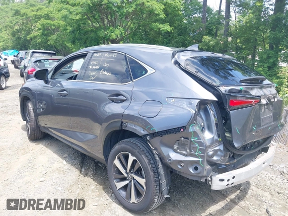 2019 Lexus NX 300 with VIN JTJYARBZ6K2118820, listed as a IAAI auction lot 42206511 with 82,480 mi miles and . Bid and sale history available at DreamBid. Image 3.