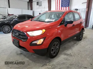 2020 Ford EcoSport S with VIN MAJ3S2FE7LC328353, listed as a Copart auction lot 41810795 with 84,103 mi miles and Salvage Title. Bid and sale history available at carsss.com. Image 1.