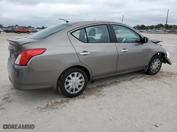 2015 Nissan Versa S Plus with VIN 3N1CN7AP7FL841279, listed as a Copart auction lot 46023345 with 112,081 mi miles and Salvage Title. Bid and sale history available at carsss.com. Image 3.
