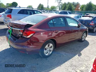 2014 Honda Civic LX z VIN 19XFB2F53EE061313, wystawiony jako IAAI lot #42263388 z przebiegiem 58 000 mil mil oraz . Historia ofert i sprzedaży dostępna na DreamBid. Obrazek 4.