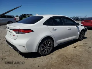 2020 Toyota Corolla SE with VIN 5YFS4RCE7LP054723, listed as a Copart auction lot 49635005 with 88,194 mi miles and Salvage Title. Bid and sale history available at carsss.com. Image 3.
