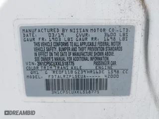 2019 Nissan Kicks SV with VIN 3N1CP5CUXKL518775, listed as a IAAI auction lot 41935426 with 37,822 mi miles. Bid and sale history available at carsss.com. Image 9.