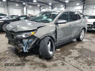 2018 Chevrolet Equinox Premier with VIN 3GNAXWEX5JS539160, listed as a Copart auction lot 45554165 with 70,986 mi miles and Salvage Title. Bid and sale history available at carsss.com. Image 1.