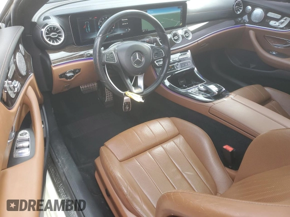 2018 Mercedes-Benz E-Class E 400 with VIN WDD1J6GB9JF029898, listed as a Copart auction lot 45108305 with 118,876 mi miles and Salvage Title. Bid and sale history available at carsss.com. Image 8.