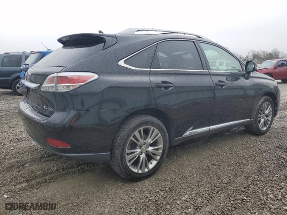 2013 Lexus RX 450h with VIN JTJBC1BAXD2053937, listed as a Copart auction lot 50173875 with 159,018 mi miles and Clean Title. Bid and sale history available at carsss.com. Image 3.