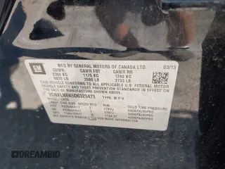 2013 Chevrolet Equinox LT с VIN 2GNFLNEK5D6323473, выставлен на аукционе IAAI как лот 42571021 с пробегом 121 893 миль миль и . История ставок и продаж доступна на DreamBid. Изображение 9.