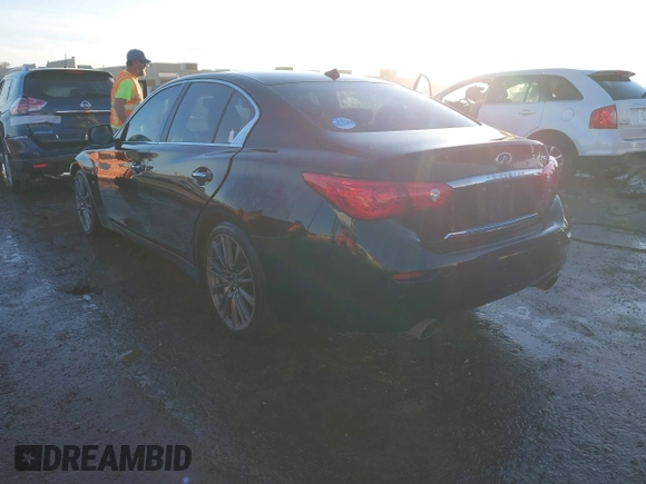 2015 Infiniti Q50 Sport with VIN JN1BV7AP7FM340930, listed as a IAAI auction lot 41134481 with 126,849 mi miles and . Bid and sale history available at DreamBid. Image 3.