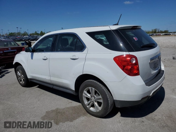 2013 Chevrolet Equinox LS with VIN 2GNALBEK2D1217374, listed as a Copart auction lot 53112485 with 60,040 mi miles and Clean Title. Bid and sale history available at carsss.com. Image 2.