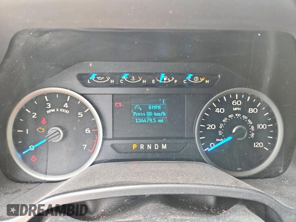 2017 Ford F-150 XL with VIN 1FTEW1CG1HKD11195, listed as a Copart auction lot 63987115 with 134,479 mi miles and Clean title. Bid and sale history available at DreamBid. Image 9.