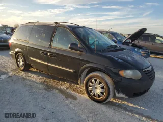 2007 Chrysler Town & Country LWB Touring with VIN 2A4GP54L47R272993, listed as a Copart auction lot 77751034 with 0 mi miles and Non Repairable. Bid and sale history available at carsss.com. Image 4.
