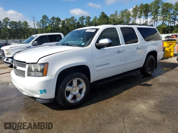 2008 Chevrolet Suburban LTZ with VIN 1GNFK16Y68R279024, listed as a Copart auction lot 72581004 with 109,305 mi miles and Salvage Title. Bid and sale history available at carsss.com. Image 1.