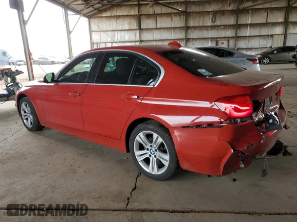 2017 BMW 3 Series 330i xDrive with VIN WBA8D9G30HNU66177, listed as a Copart auction lot 51348265 with 90,262 mi miles and Salvage title. Bid and sale history available at DreamBid. Image 2.