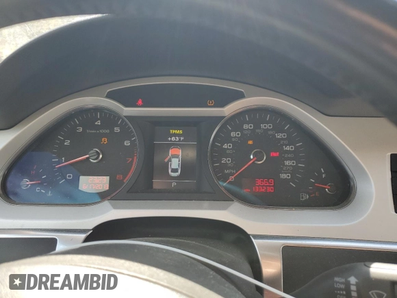 2011 Audi A6 Prestige with VIN WAUKGAFB1BN043249, listed as a Copart auction lot 53138405 with 133,230 mi miles and Salvage title. Bid and sale history available at DreamBid. Image 9.