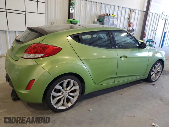 2012 Hyundai Veloster w/Black Int with VIN KMHTC6AD4CU078637, listed as a Copart auction lot 50964805 with 119,255 mi miles and Salvage title. Bid and sale history available at DreamBid. Image 3.
