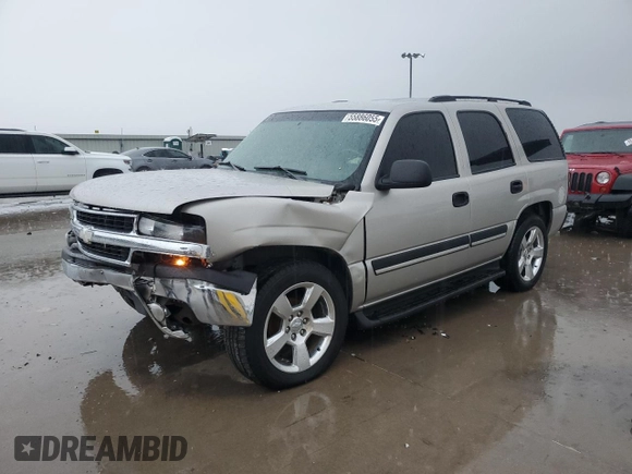 2004 Chevrolet Tahoe LS with VIN 1GNEC13Z24R310768, listed as a Copart auction lot 55886055 with 246,093 mi miles and Salvage title. Bid and sale history available at DreamBid. Image 1.