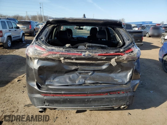 2015 Ford Edge SEL with VIN 2FMTK4J83FBC11179, listed as a Copart auction lot 48594715 with 160,916 mi miles and Clean Title. Bid and sale history available at carsss.com. Image 6.