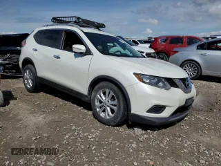 2015 Nissan Rogue SV with VIN 5N1AT2MK1FC855229, listed as a Copart auction lot 53150935 with 144,145 mi miles and Salvage Title. Bid and sale history available at DreamBid. Image 4.