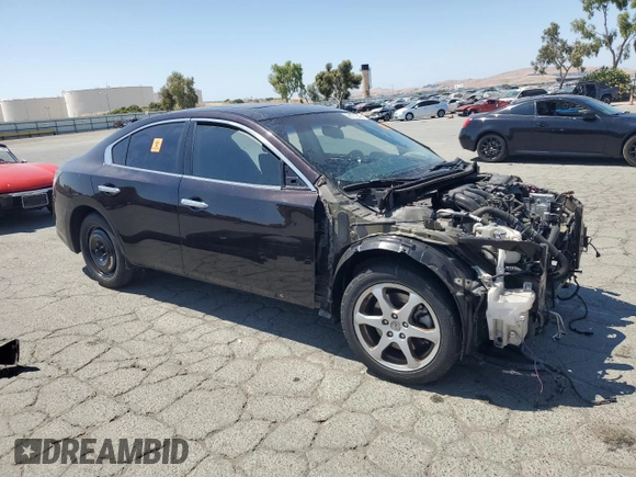 2014 Nissan Maxima SV with VIN 1N4AA5AP1EC481561, listed as a Copart auction lot 59774045 with 143,986 mi miles and Salvage title. Bid and sale history available at DreamBid. Image 4.