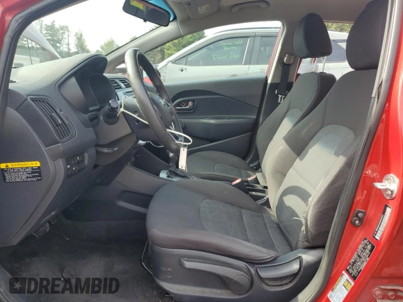 2017 Kia Rio LX with VIN KNADM4A31H6120515, listed as a Copart auction lot 74614204 with 83,204 mi miles and Salvage Title. Bid and sale history available at carsss.com. Image 7.