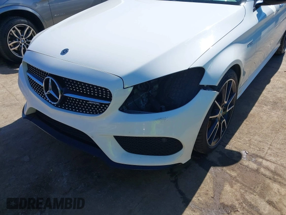 2018 Mercedes-Benz C 43 AMG with VIN 55SWF6EB4JU238408, listed as a IAAI auction lot 41630851 with 116,235 mi miles and . Bid and sale history available at carsss.com. Image 6.
