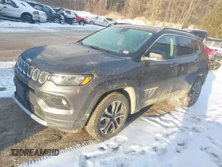 2022 Jeep Compass Limited z VIN 3C4NJDCB9NT105007, wystawiony jako IAAI lot #41334808 z przebiegiem 36 363 mil mil oraz . Historia ofert i sprzedaży dostępna na DreamBid. Obrazek 2.