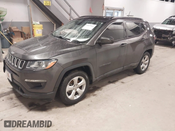 2020 Jeep Compass Latitude with VIN 3C4NJCBB8LT130425, listed as a IAAI auction lot 41475443 with 82,782 mi miles and . Bid and sale history available at carsss.com. Image 2.