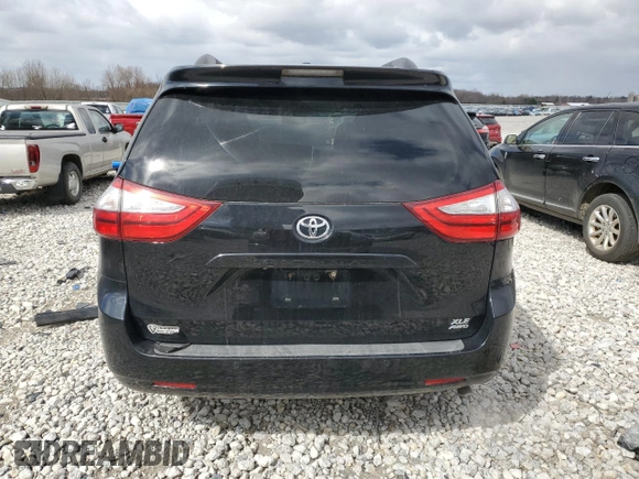 2015 Toyota Sienna Ltd with VIN 5TDDK3DC6FS124667, listed as a Copart auction lot 52009895 with 190,738 mi miles and Clean Title. Bid and sale history available at carsss.com. Image 6.