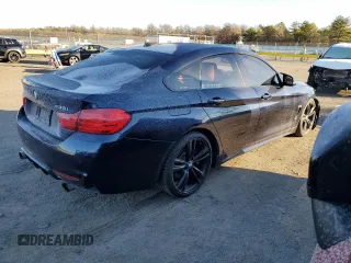 2015 BMW 4 Series 435i with VIN WBA4B1C51FG241555, listed as a Copart auction lot 82226744 with 94,350 mi miles and Salvage Title. Bid and sale history available at DreamBid. Image 3.