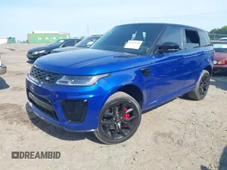 2021 Land Rover Range Rover Sport SVR with VIN SALWZ2RE4MA781110, listed as a IAAI auction lot 42143199 with 26,473 mi miles and . Bid and sale history available at DreamBid. Image 17.