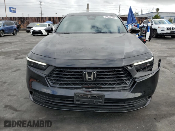 2024 Honda Accord Sport-L with VIN 1HGCY2F72RA077497, listed as a Copart auction lot 54013155 with 13,967 mi miles and Salvage title. Bid and sale history available at DreamBid. Image 5.